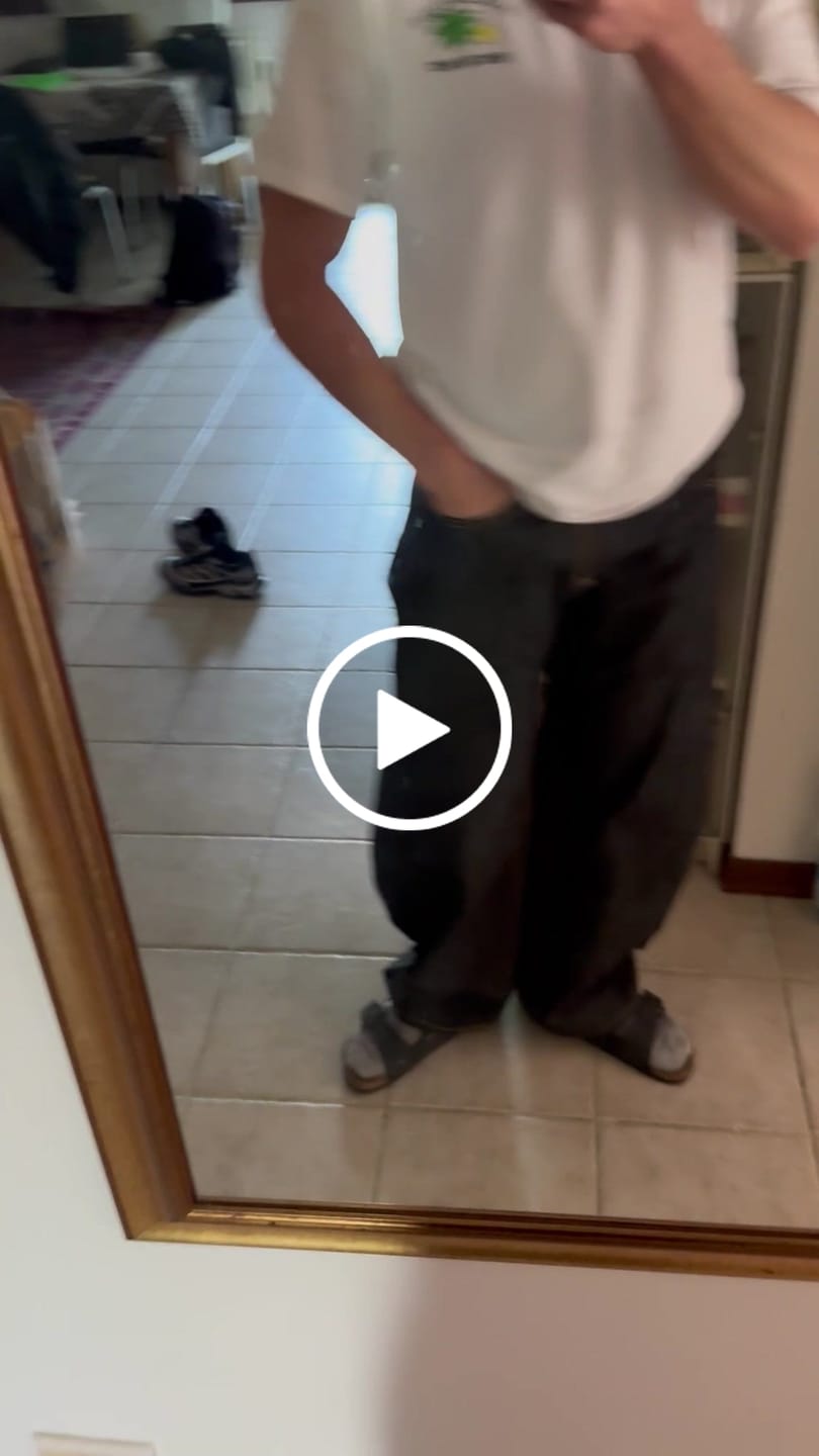 Customer video review of Balloon Pants Raw Denim Blue