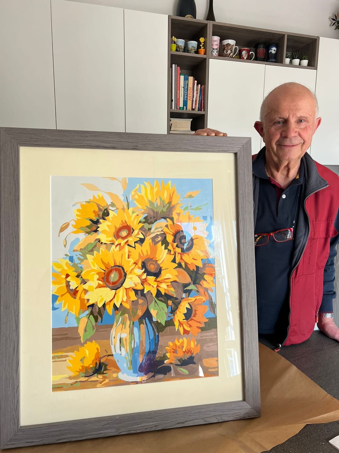 Customer photo review of Vase of Golden Blooms
