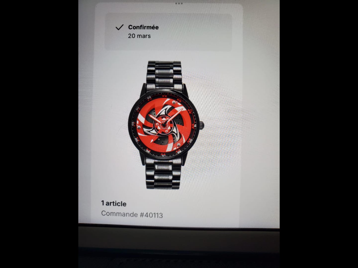 Customer photo review of Eternal Shadow – Itachi Edition