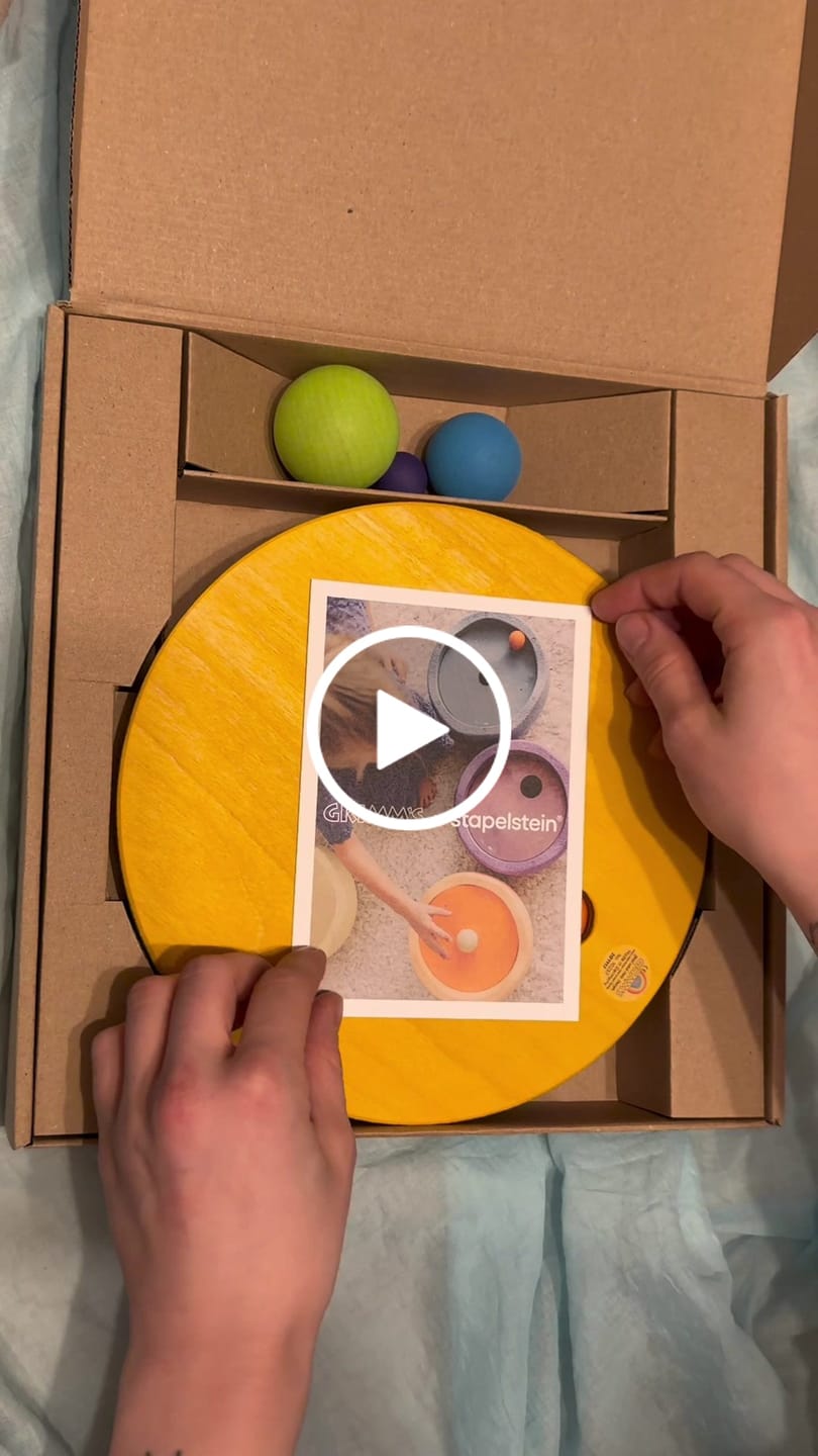 Customer video review of Grimm's x Stapelstein® Kullerscheiben