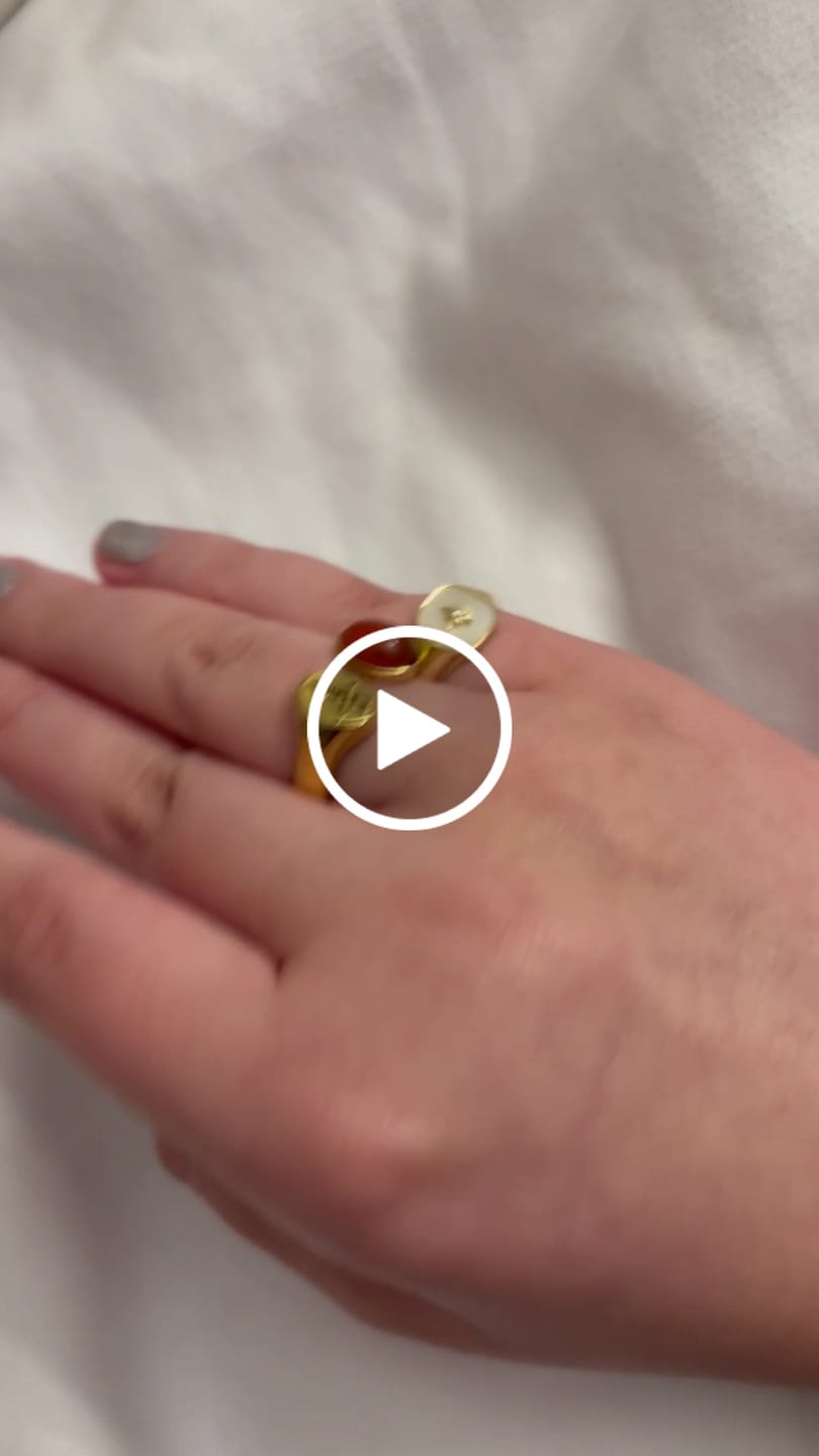Customer video review of Happiness Carnelian Ring