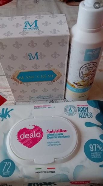 Customer photo review of IF® BOX PROFUMATA "BIANCO LATTE" ESPERIENZA COMPLETA CORPO & CASA "5 PRODOTTI"