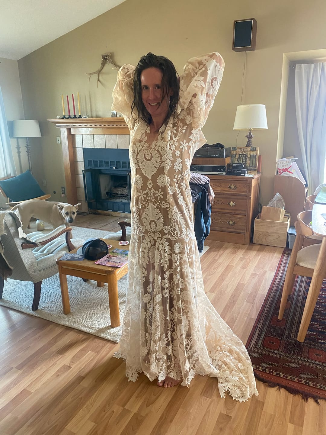 Customer photo review of At Home Try-On Rental
