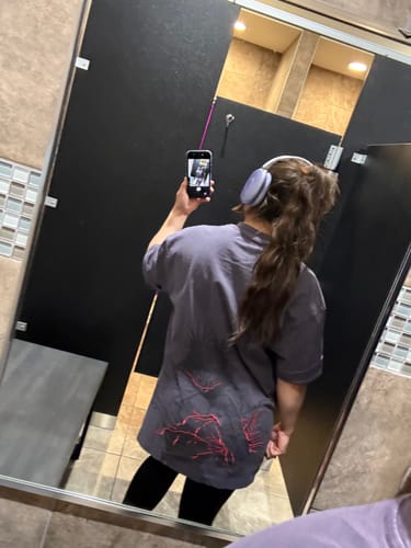 Customer photo review of BLOOD MANIPULATION WASH TEE