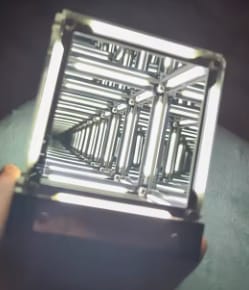 Customer photo review of Infinity LED Cube 5D effect