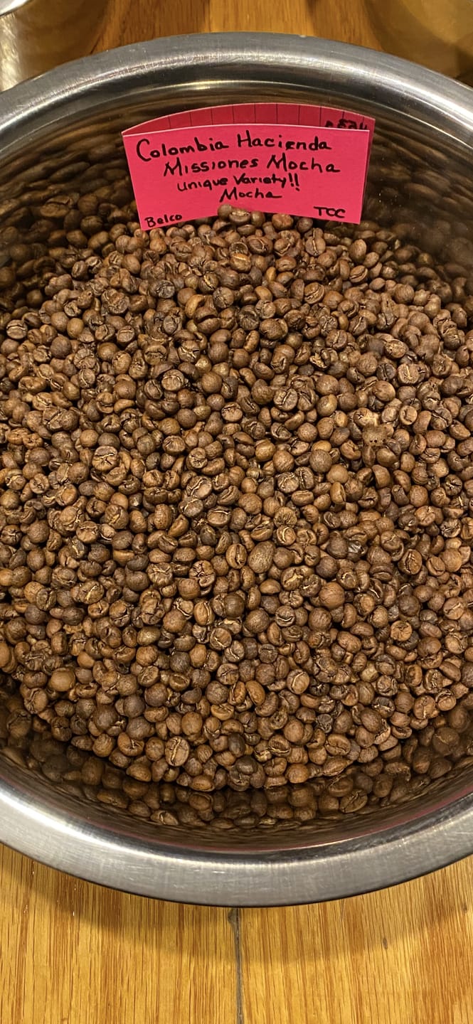 Customer photo review of Colombia Hacienda Missiones Mocha