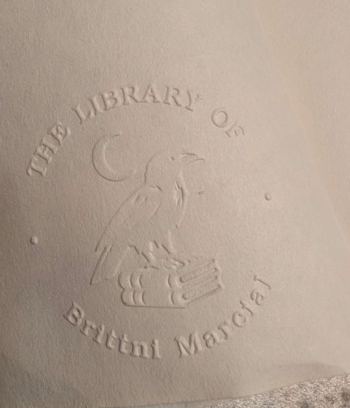 Customer photo review of Custom Book Embosser