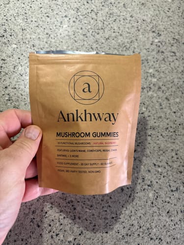 Customer photo review of Mushroom Gummies