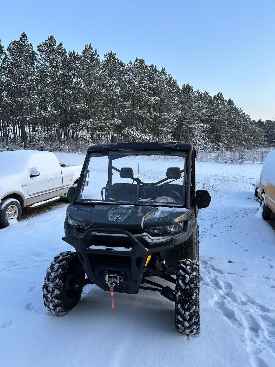 Customer photo review of One Pair Side Mirrors for Can Am Defender /  MAX