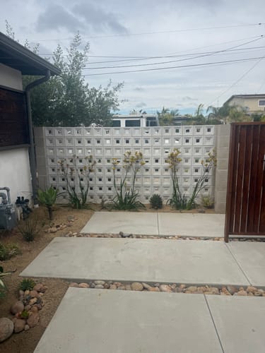 Terrace White 7 5 Cement Breeze Block