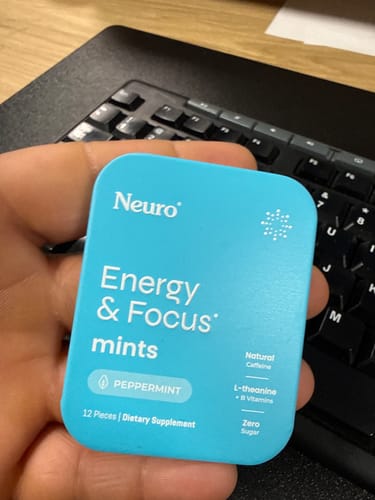 Customer photo review of Energy & Focus Mints
