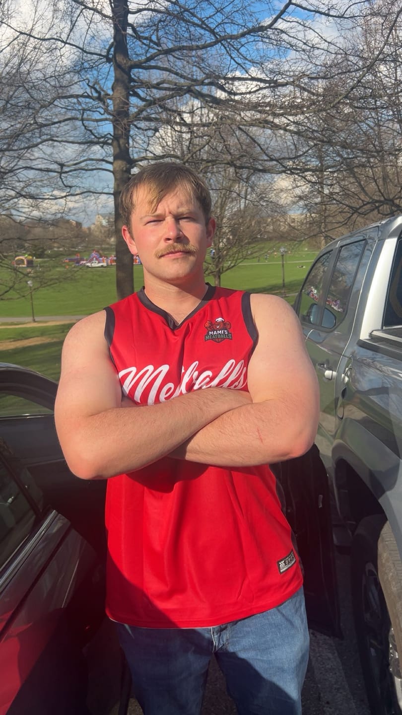 Customer photo review of Custom Red White Double Side Tops Athletic Basketball Jersey