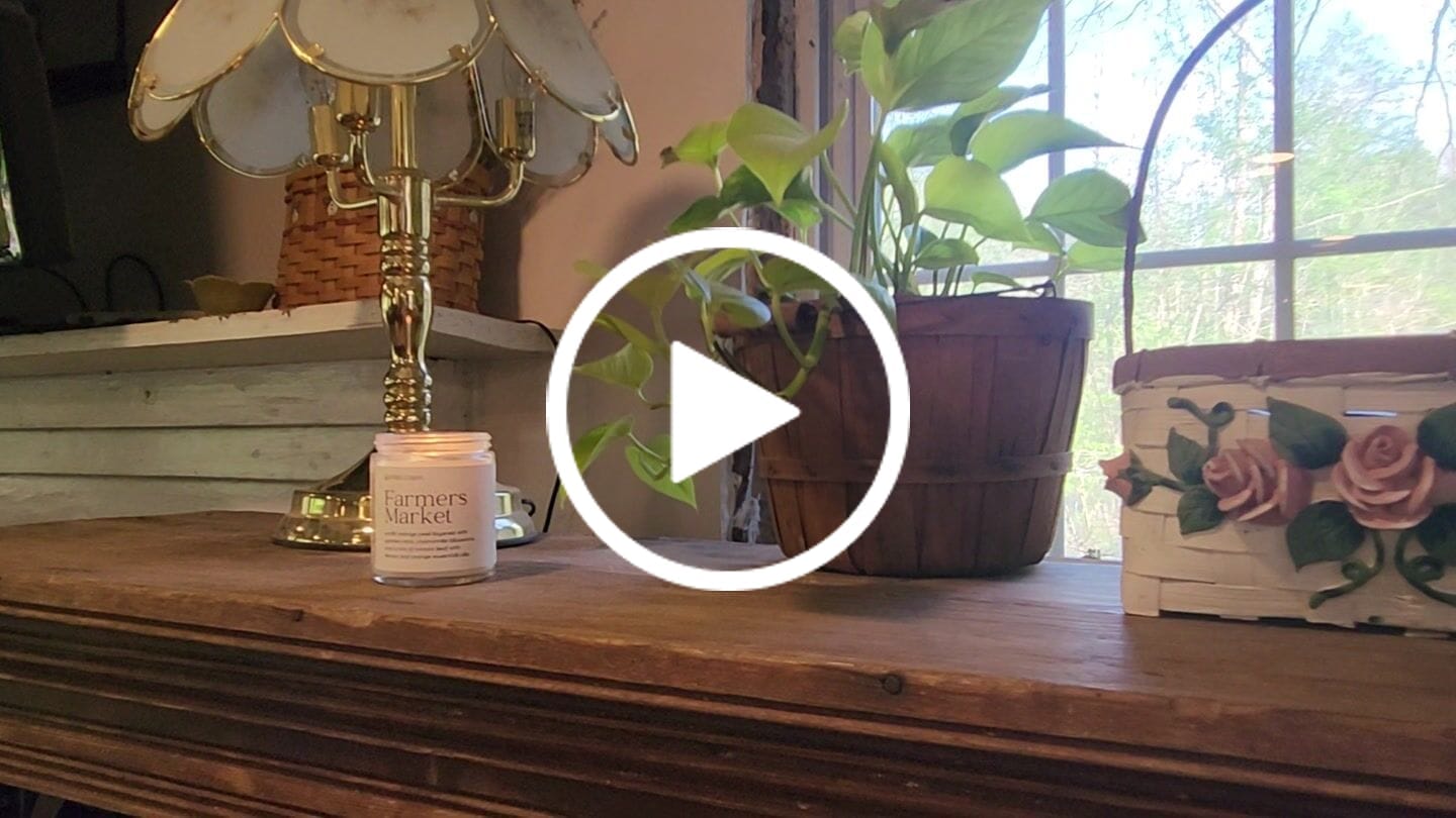 Customer video review of Farmers Market Candle