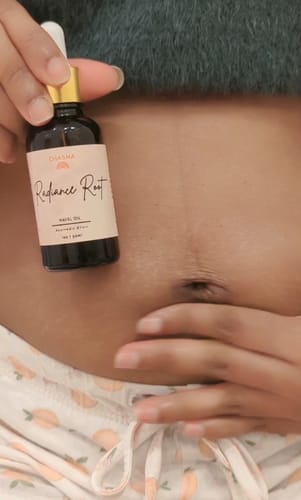 Customer photo review of Radiance Root Navel Oil 30mL/1oz