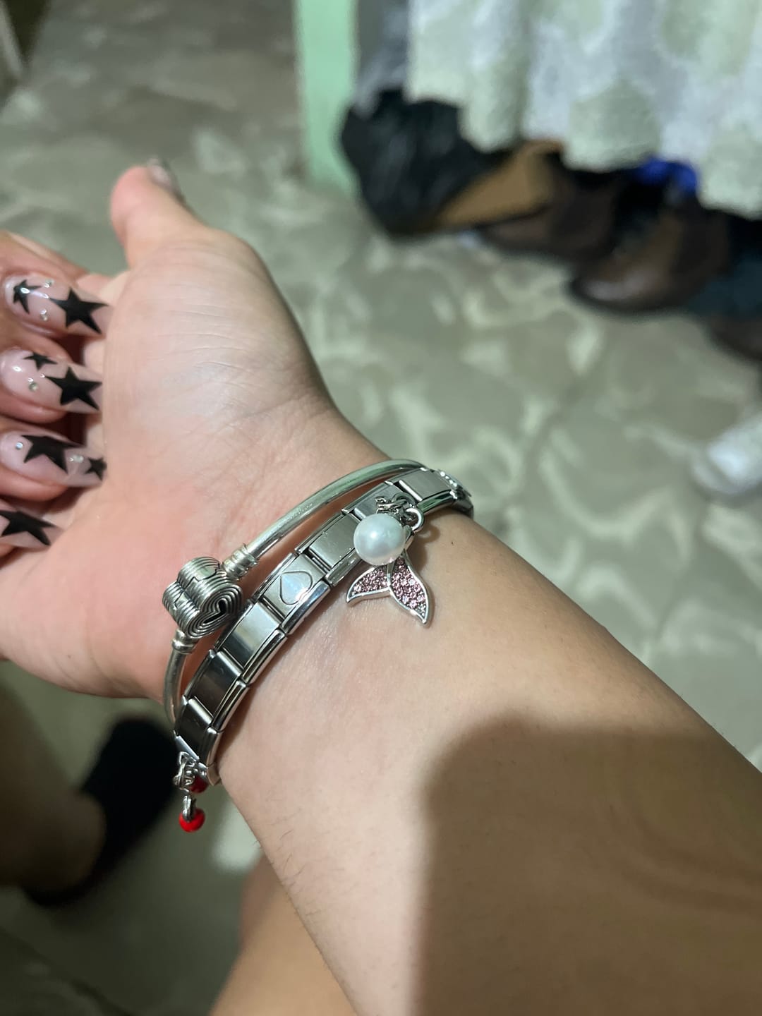 Customer photo review of Pulsera Italiana Clásica para Charms