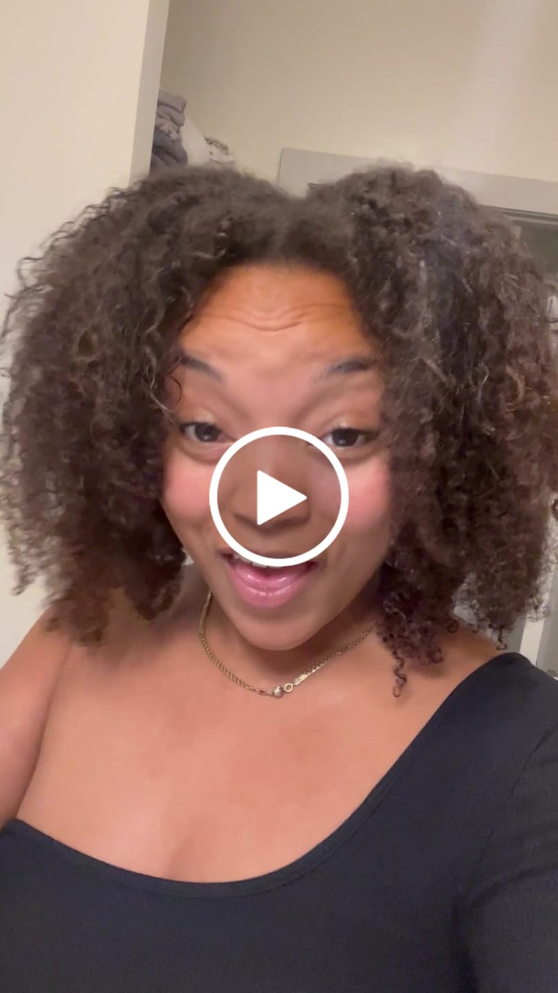 Customer video review of Natural Color Afro Kink Curly Micro Loop Hair Extension