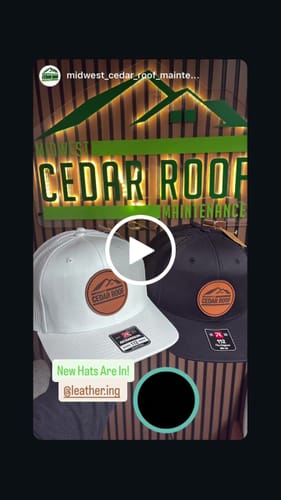 Customer video review of Richardson 112 Genuine Leather Patch Hats Laser Engraved