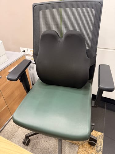 Customer photo review of Ravine - Back Support Pillow