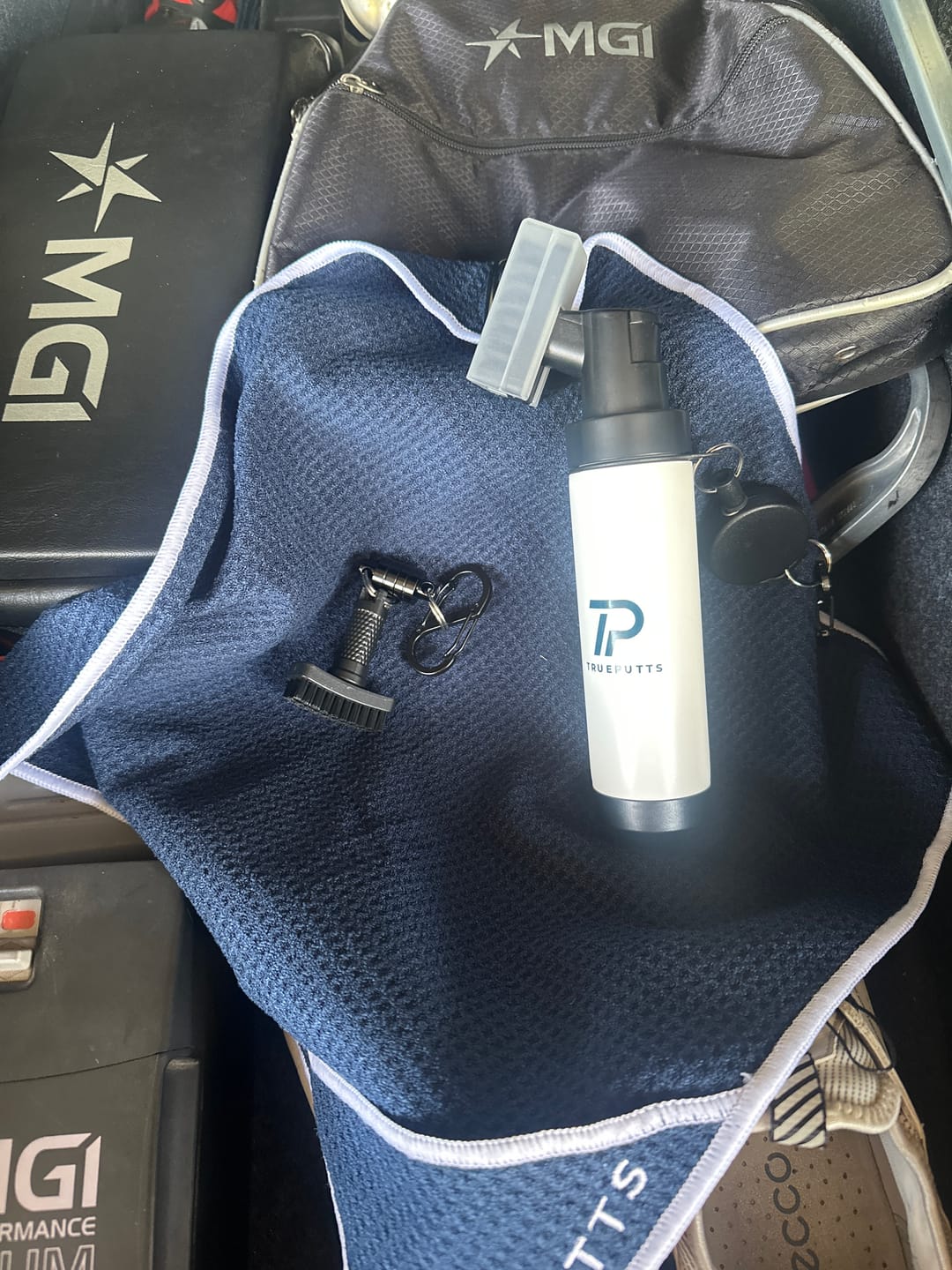 Customer photo review of TruePutts Golf Brush Bundle