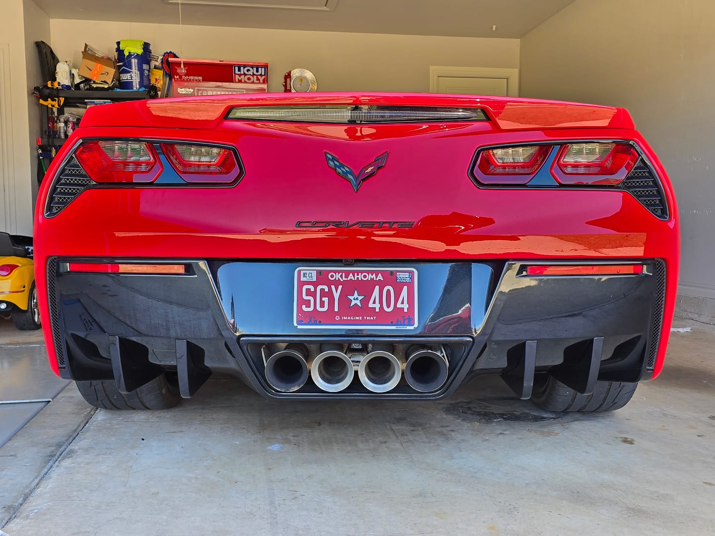 Customer photo review of Corvette C7 Rear Bumper Diffuser Fins