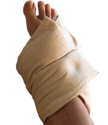Customer photo review of Microwavable Heating Pad Neck & Shoulder Wrap