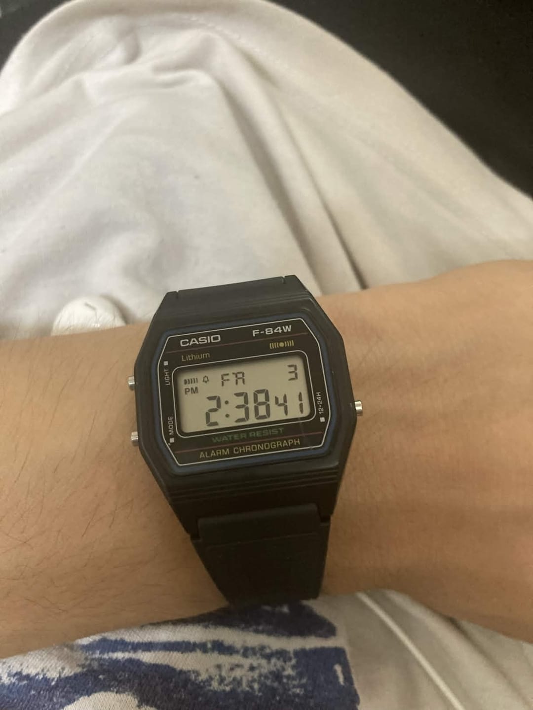 Customer photo review of Reloj Casio Vintage F-84W-1 Mercado Japonés JDM