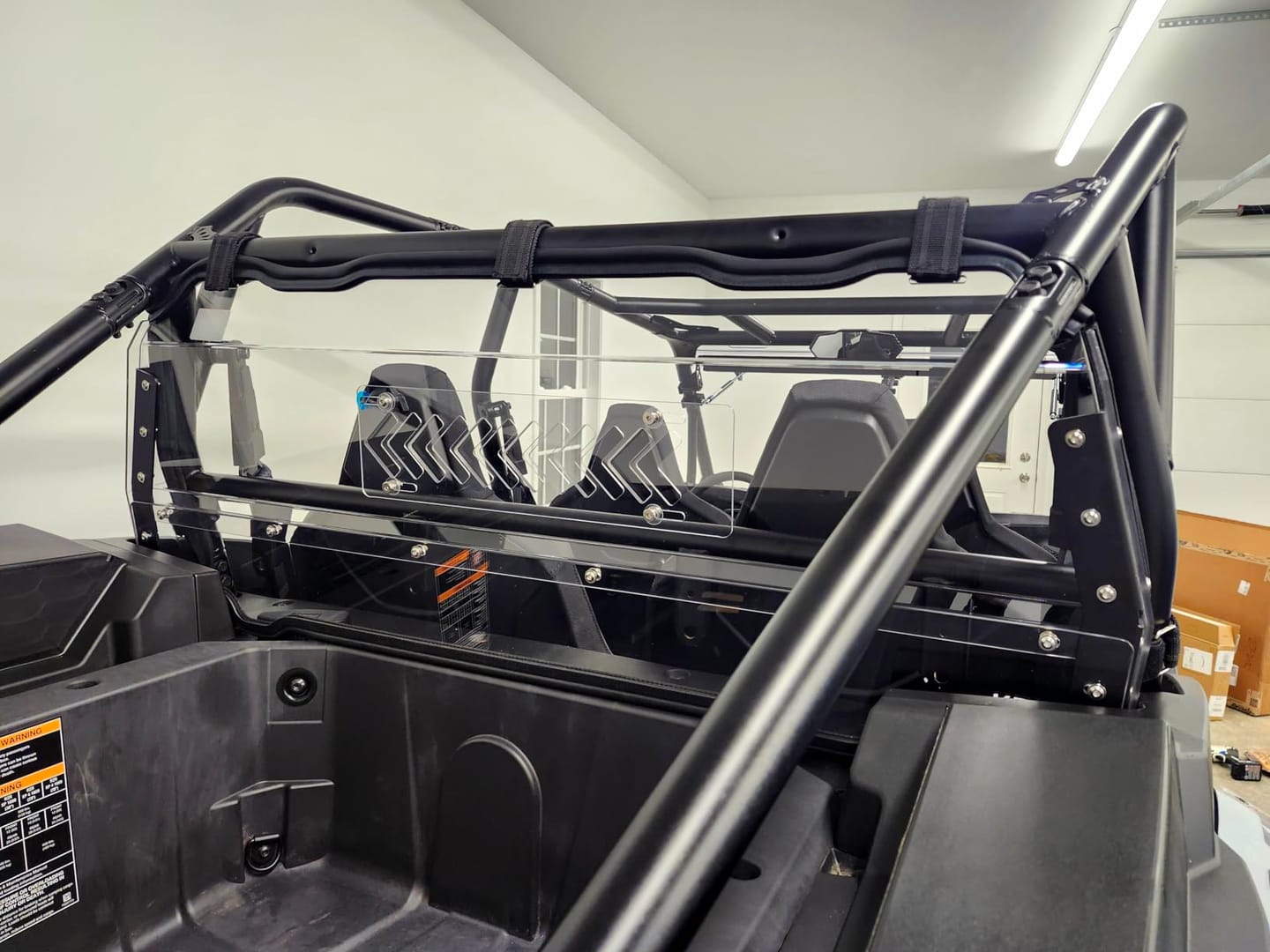 Customer photo review of UTV Sliding Vented Clear Rear Windshield for 2024+ Polaris RZR XP 1000 / RZR XP4 1000