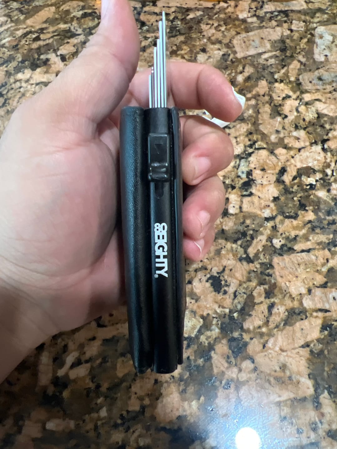 Customer photo review of 80Eighty® Onyx Wallet
