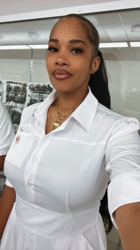 Customer photo review of Nurse Brittany