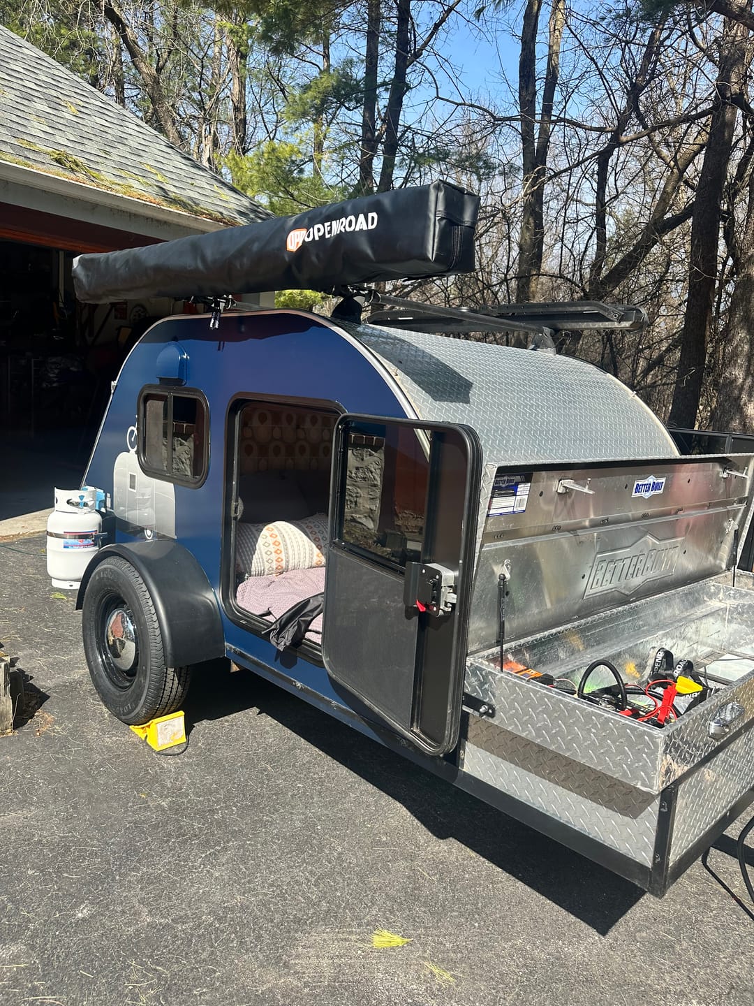 Customer photo review of OPENROAD 180 Free Standing Awning