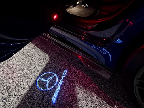 Customer photo review of MERCEDES DOOR LIGHTS