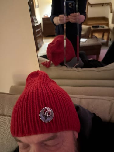 Customer photo review of Rebel Loon Embroidered Patch