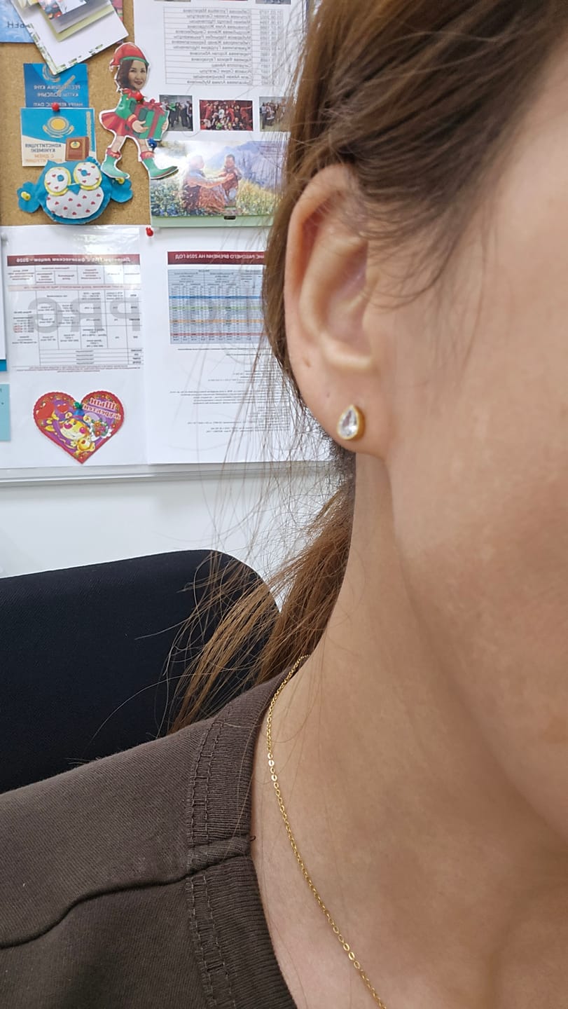 Customer photo review of Orla Earrings