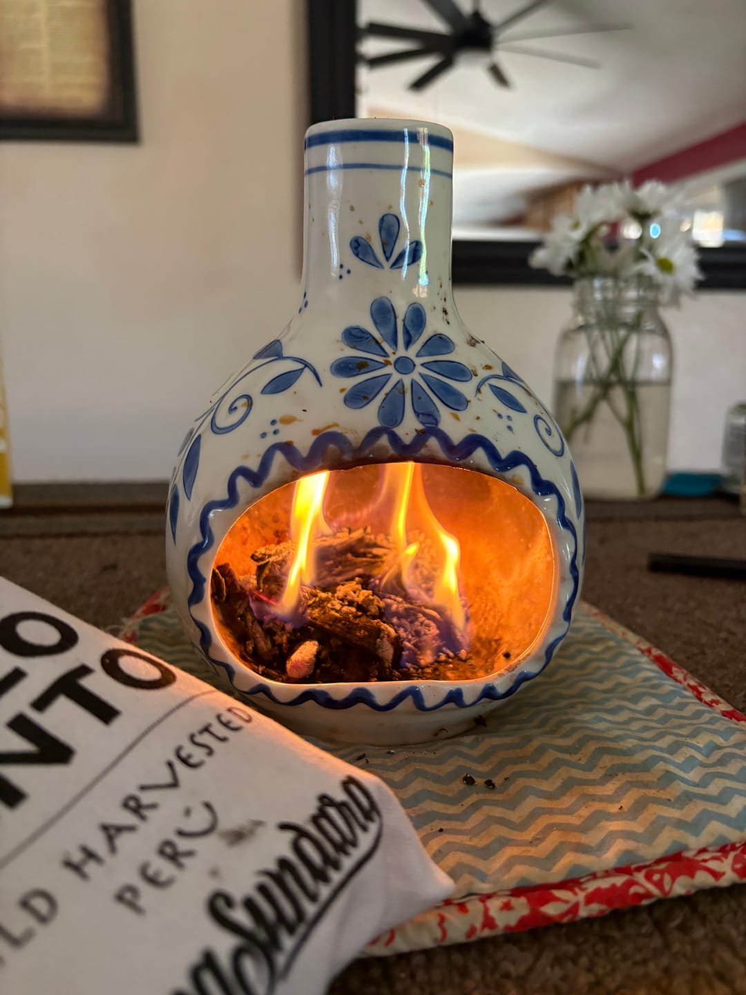 Customer photo review of Palo Santo Smudging Sticks Premium 100 Grams (Approximately 10-15 Sticks)