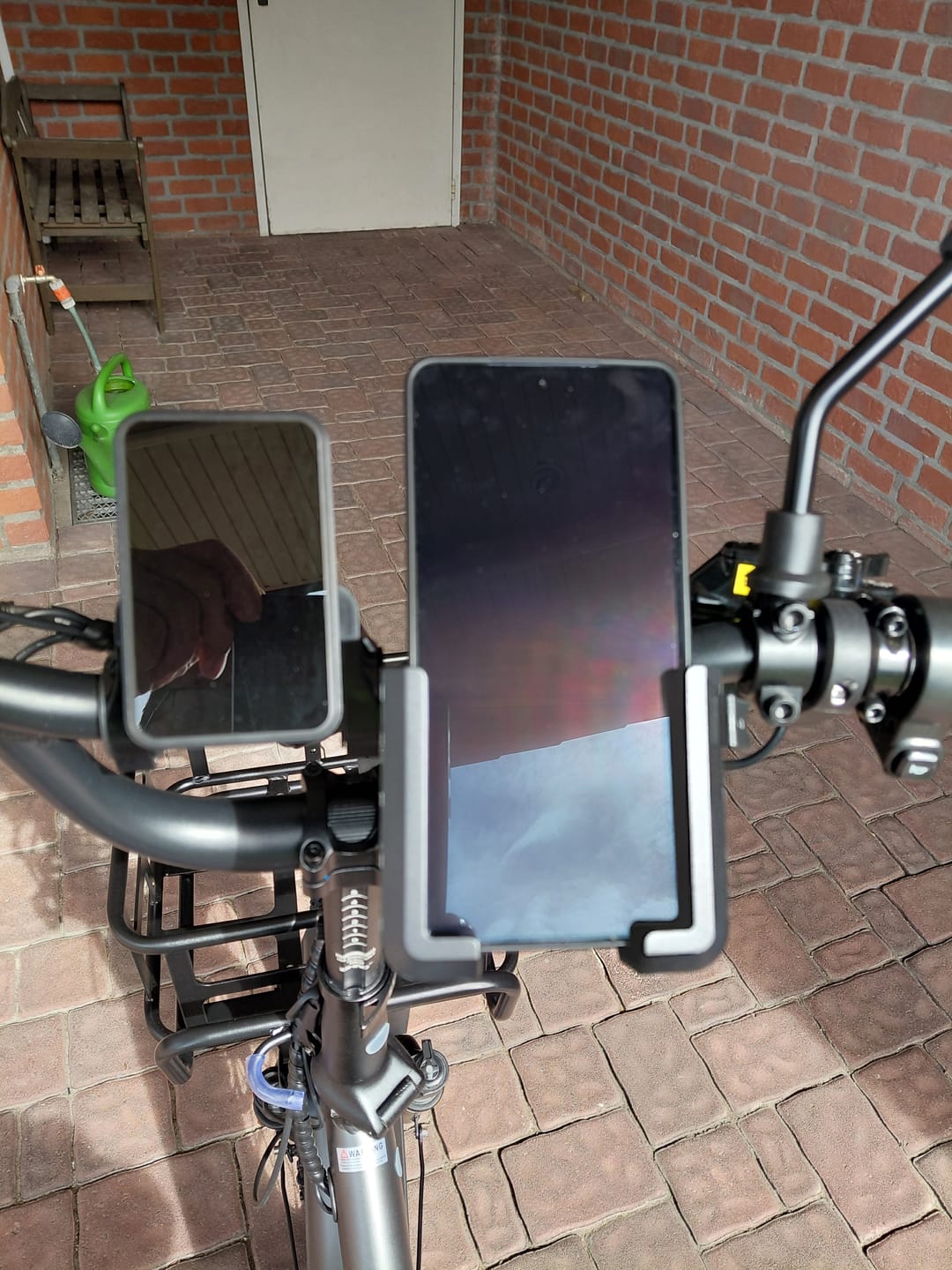 Customer photo review of Rotatable Phone Mount for Bike