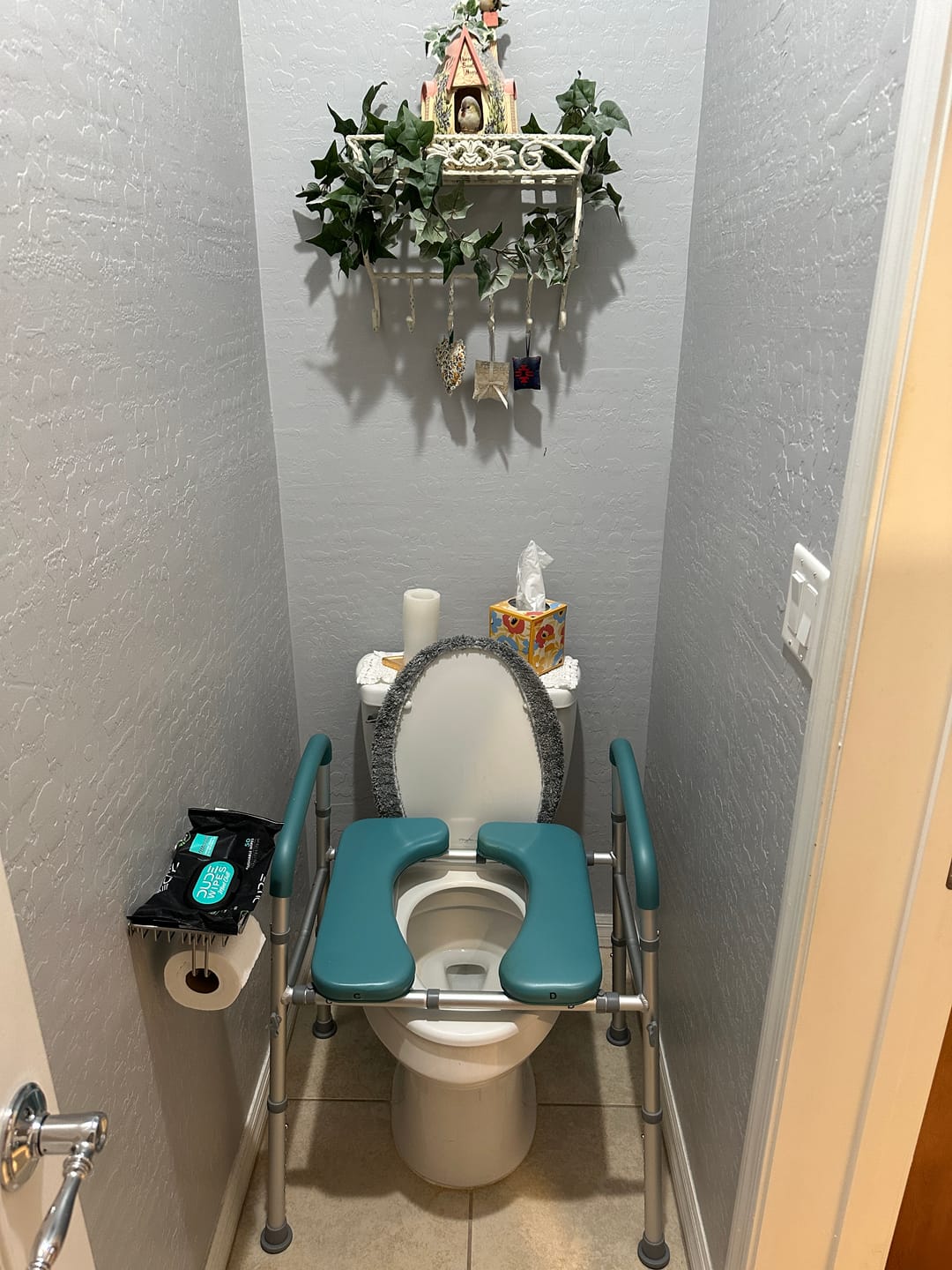 Customer photo review of Raised Toilet Seat (400lb)