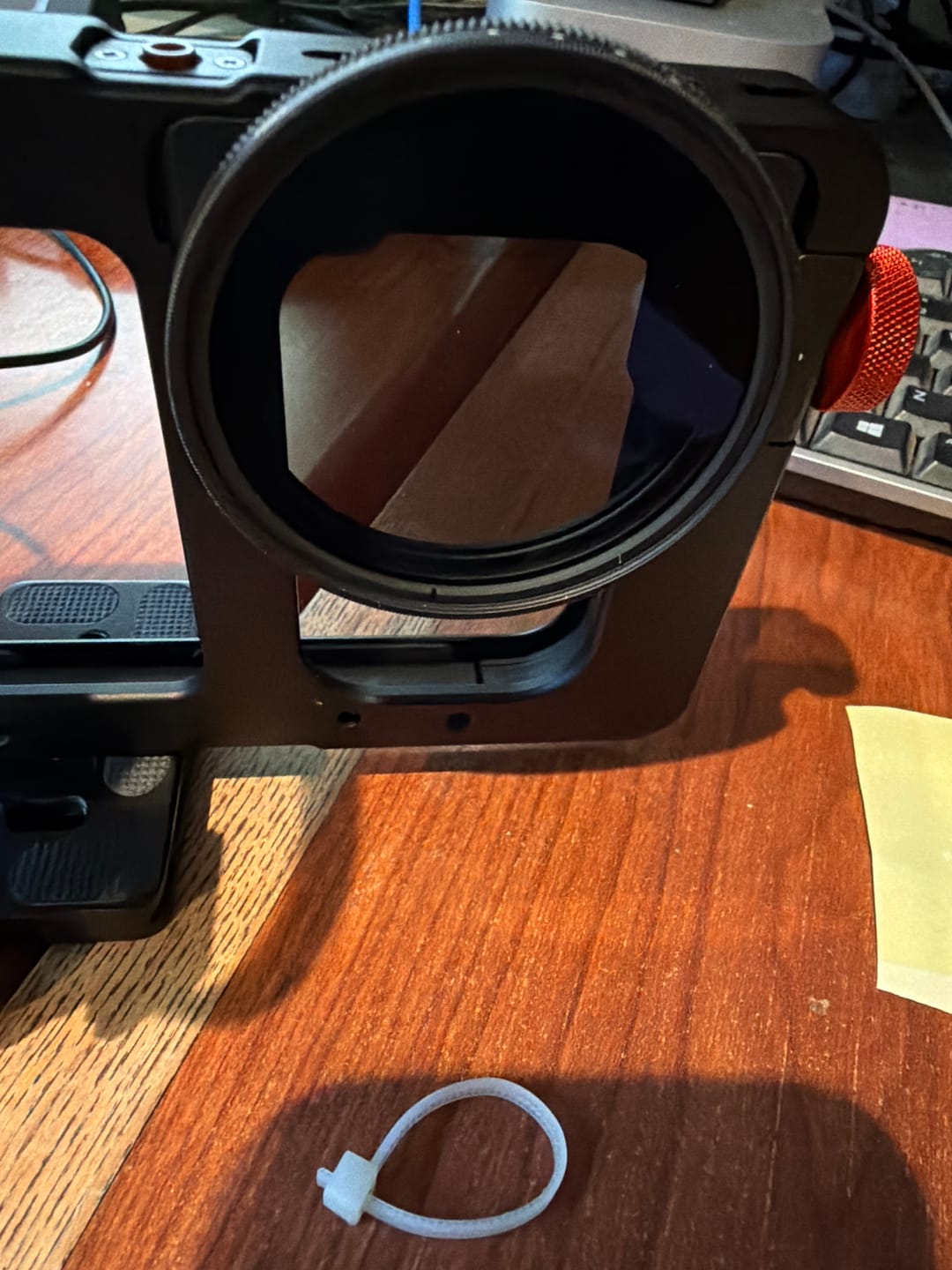 Customer photo review of 58mm Filter Mount for Beastcage 17 Series