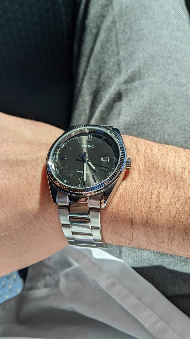 Customer photo review of Reloj Casio Análogo MTP-1302D-1A1JF Negro 38,5mm JDM