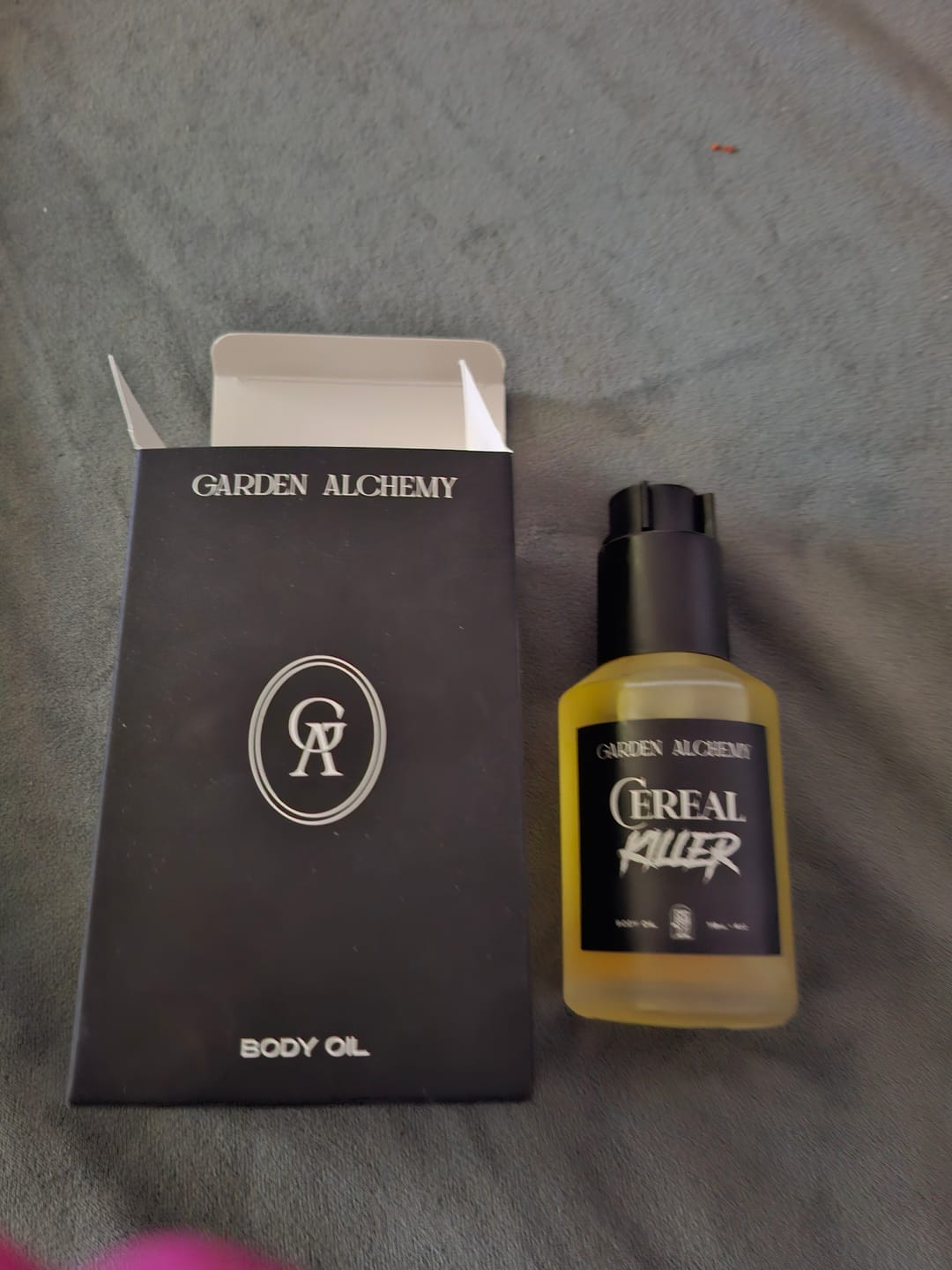 Customer photo review of CEREAL KILLER BODY OIL
