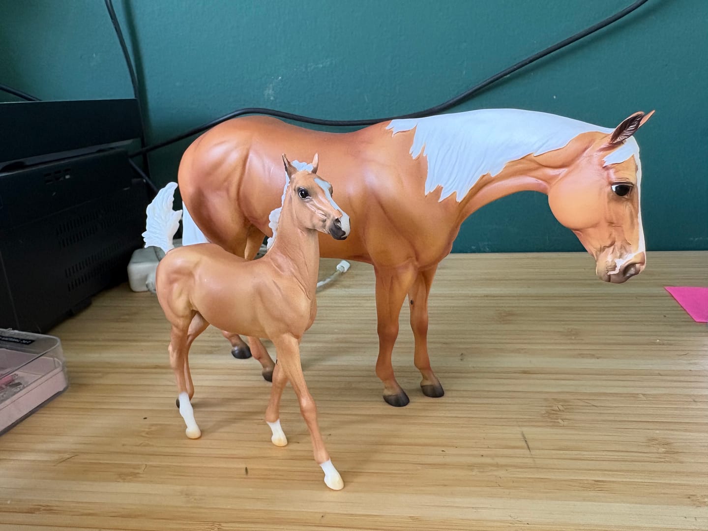 Customer photo review of Ebony Shines and Charlize | Breyer Model Horse | 1872