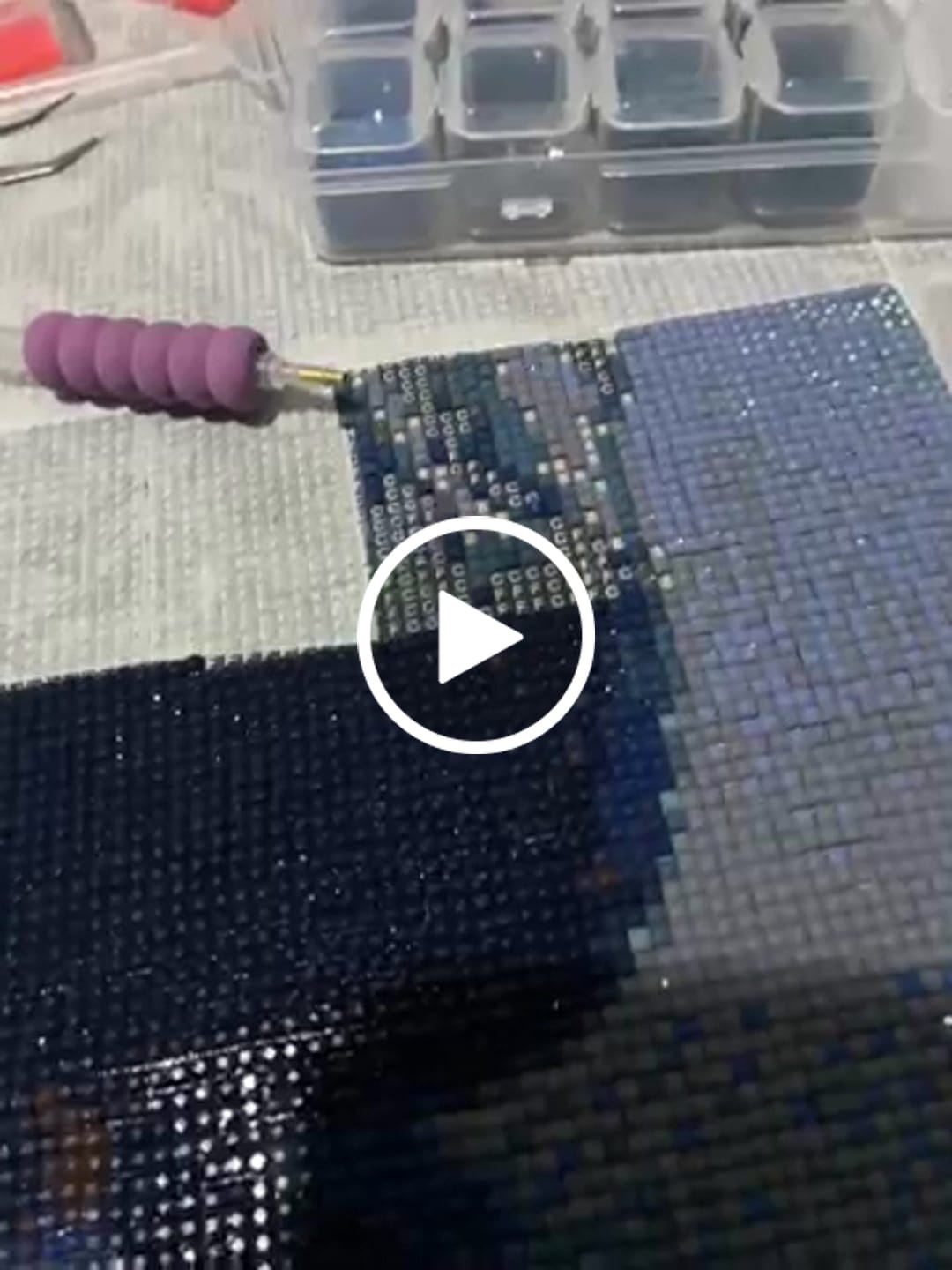 Customer video review of Custom Diamond Painting Kit