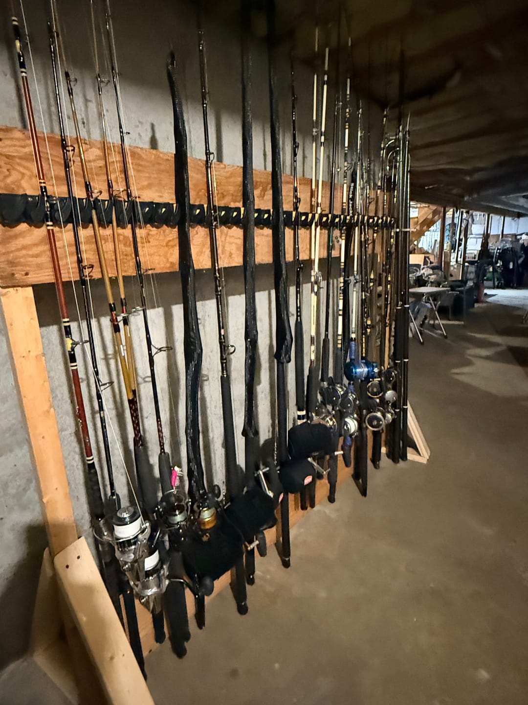 Customer photo review of Beyond Fishing GripLock Vertical Fishing Rod Rack