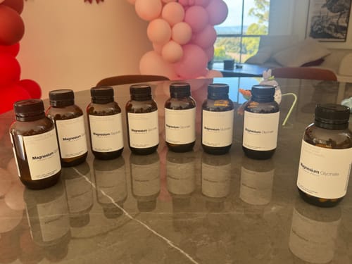 Customer photo review of Magnesium Glycinate (Pure & Unbuffered) - 110 Capsules
