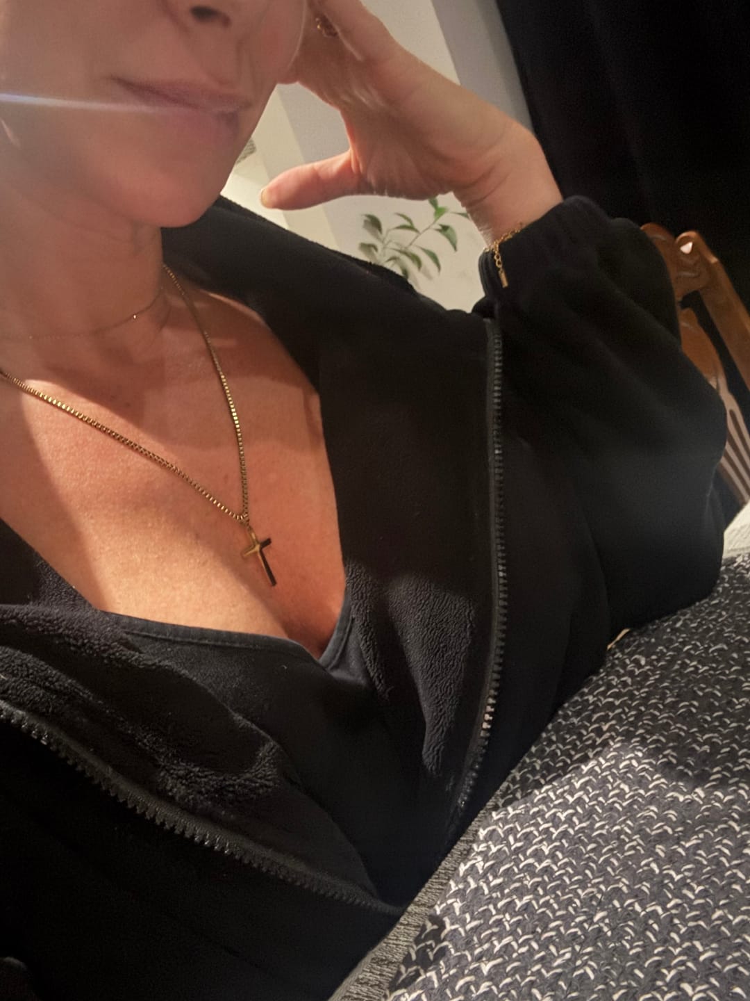 Customer photo review of Classic Cross Necklace Duo