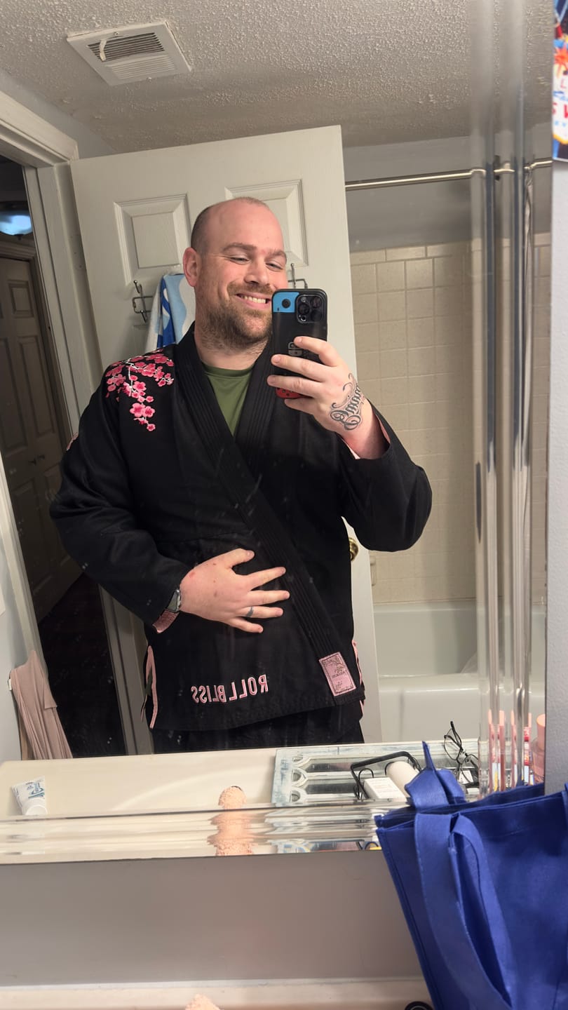 Customer photo review of Geisha Inspired BJJ Gi Black