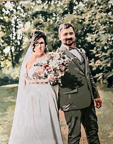 Customer photo review of PAINT BY NUMBERS | CUSTOM