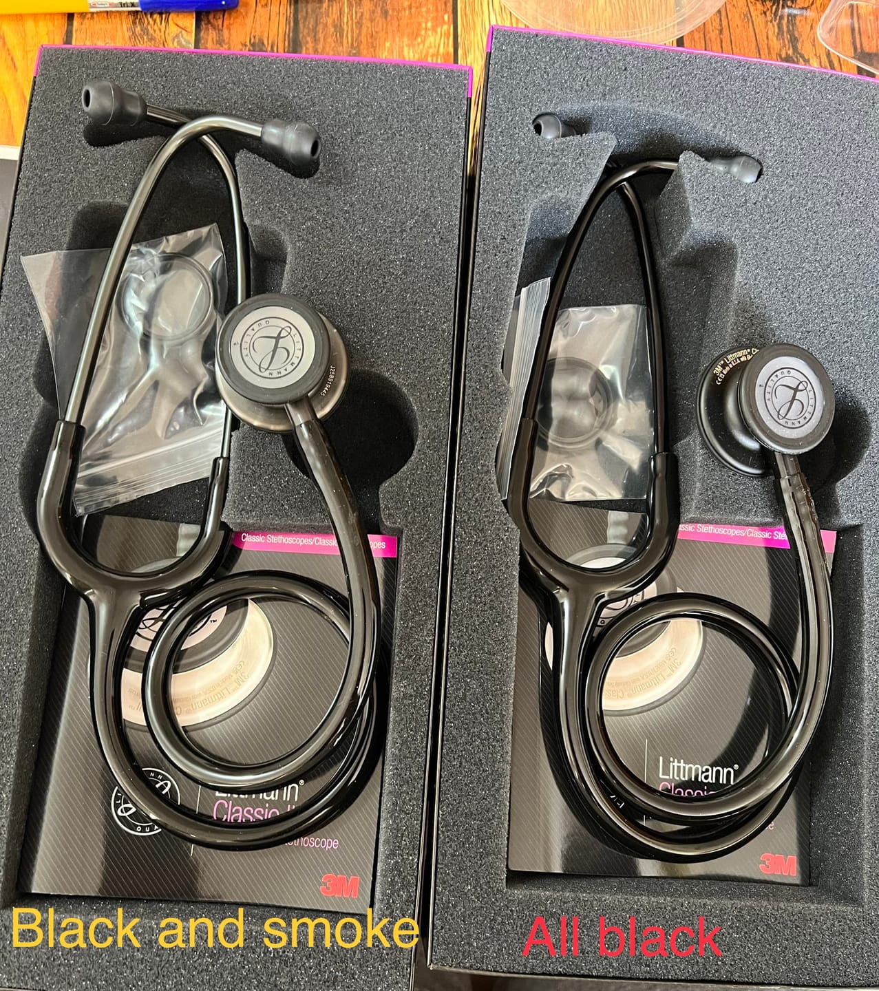 Customer photo review of Littmann Classic III Monitoring Stethoscope: All Black 5803