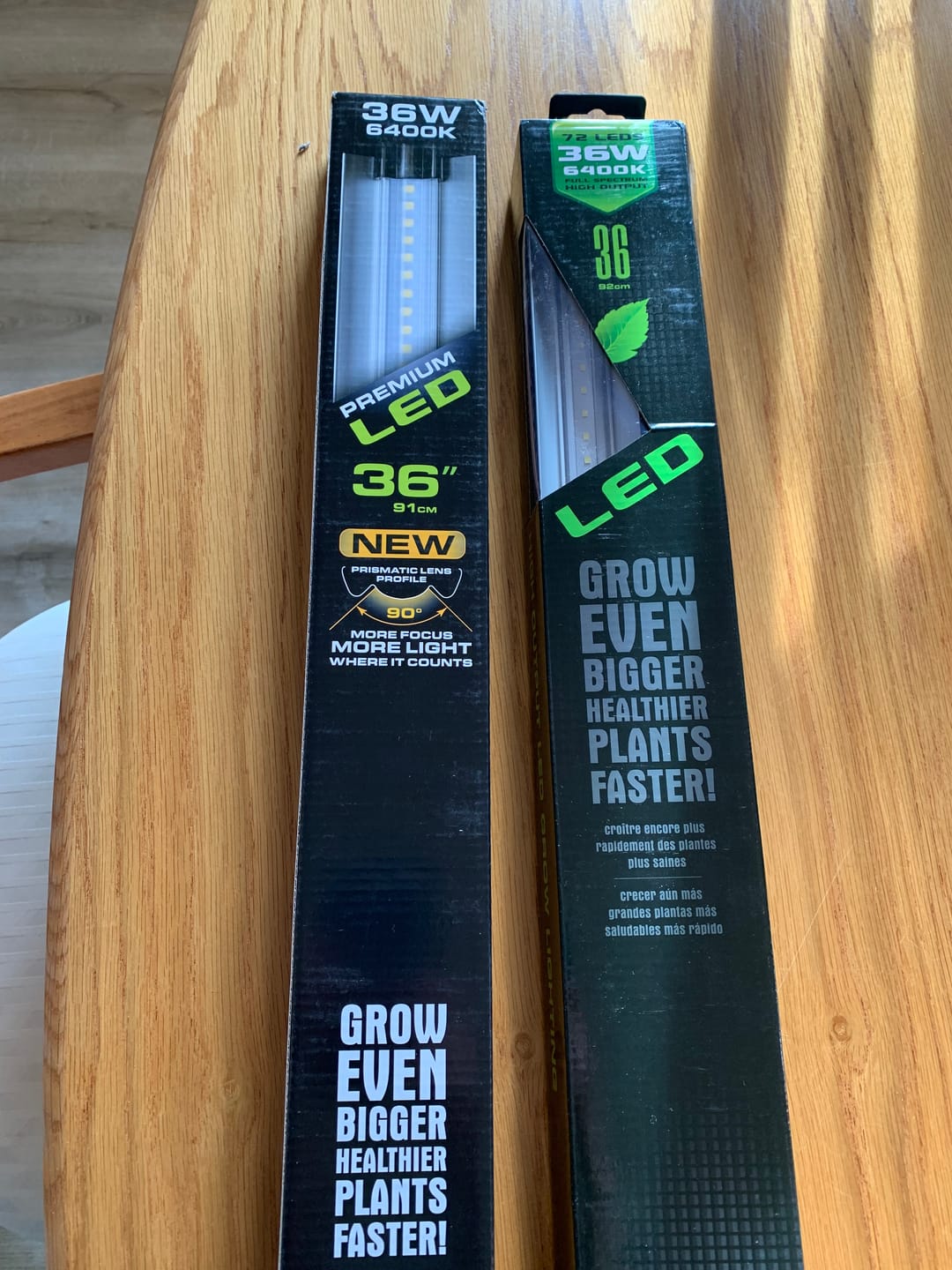 Customer photo review of Sunblaster LED High Output 6400K watt strip lights