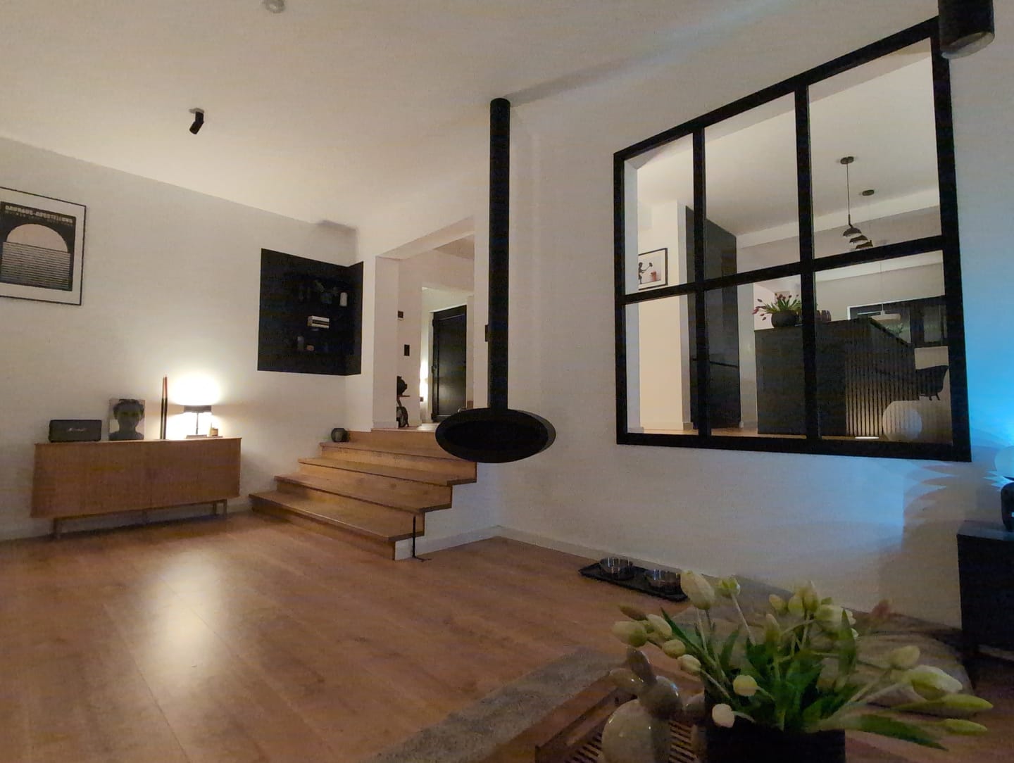 Customer photo review of Bioethanol Deckenkamin - TUBE 80cm - Fam Kehl