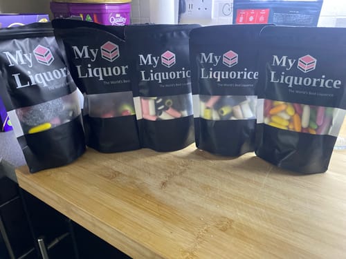 Customer photo review of 500g Gourmet Liquorice Assortment + Free British Liquorice Mix
